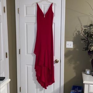 Red Semi-Formal Dress with embellishment